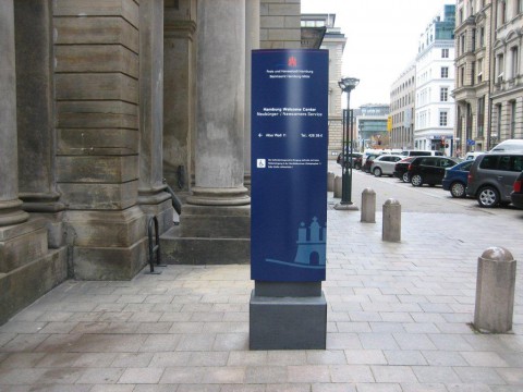 Rathausmarkt Beschilderung